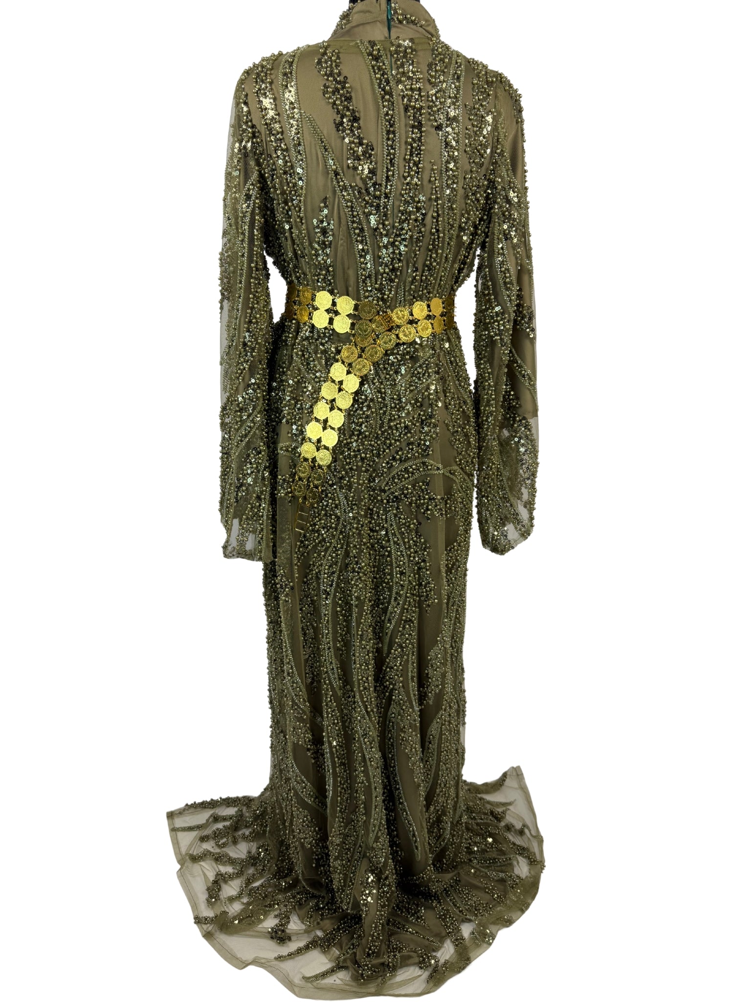 Jilenpiroz Kahki – achterkant met verstelbaar koord en aansluitende pasvorm