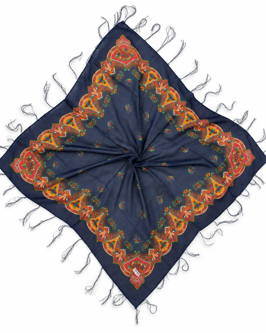 Koerdische Sjaal Mardin Donkerblauw