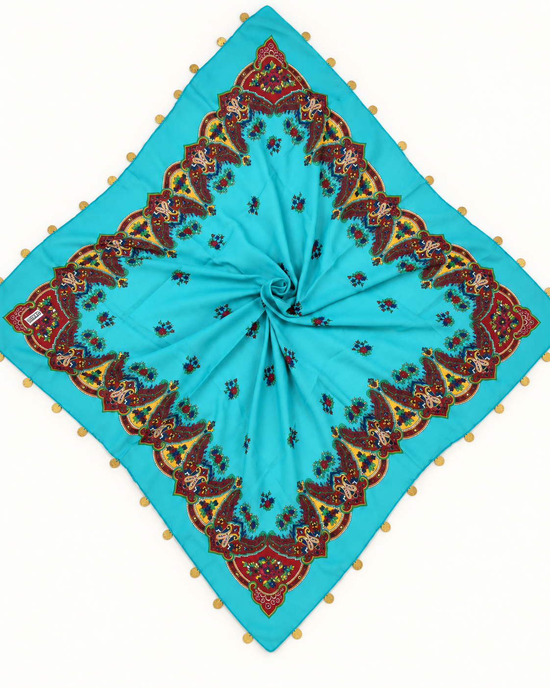 Koerdische Sjaal Mardin Turquoise