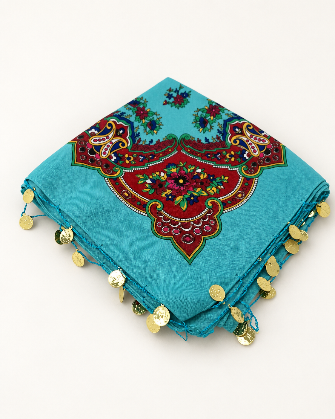 Koerdische Sjaal Mardin Turquoise