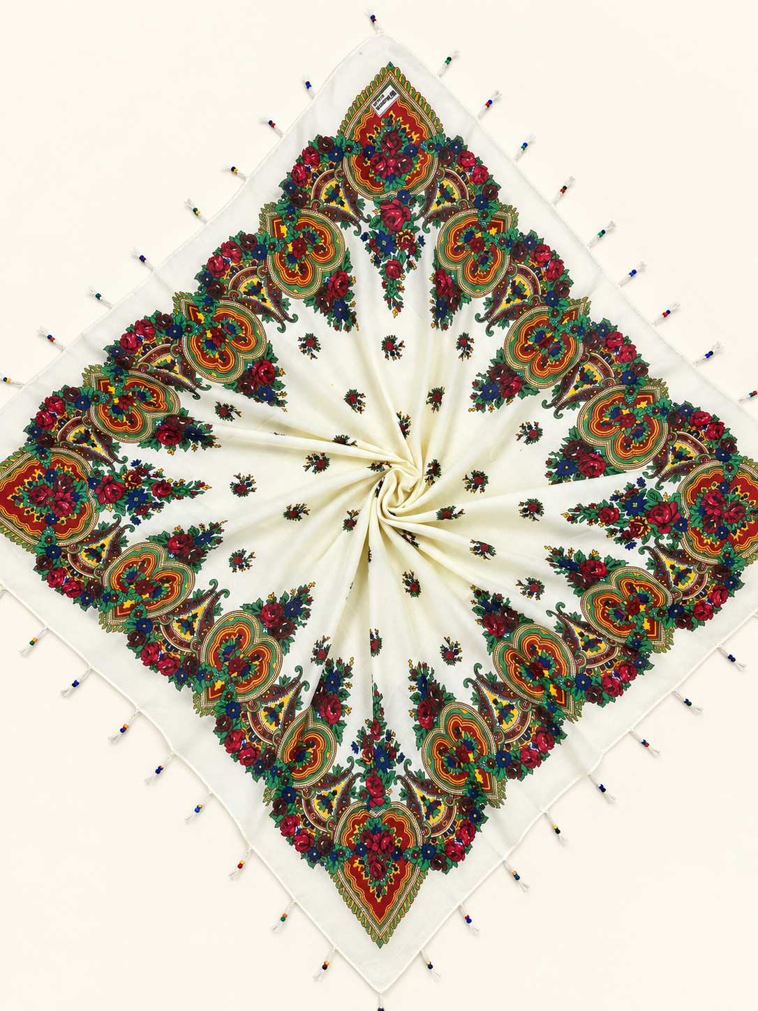 Koerdische Sjaal Mardin Wit